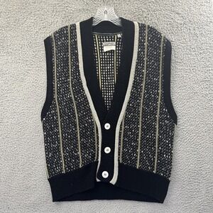 Vintage Espirit Sweater Vest Dark Academia Preppy Retro 90s Women's Medium